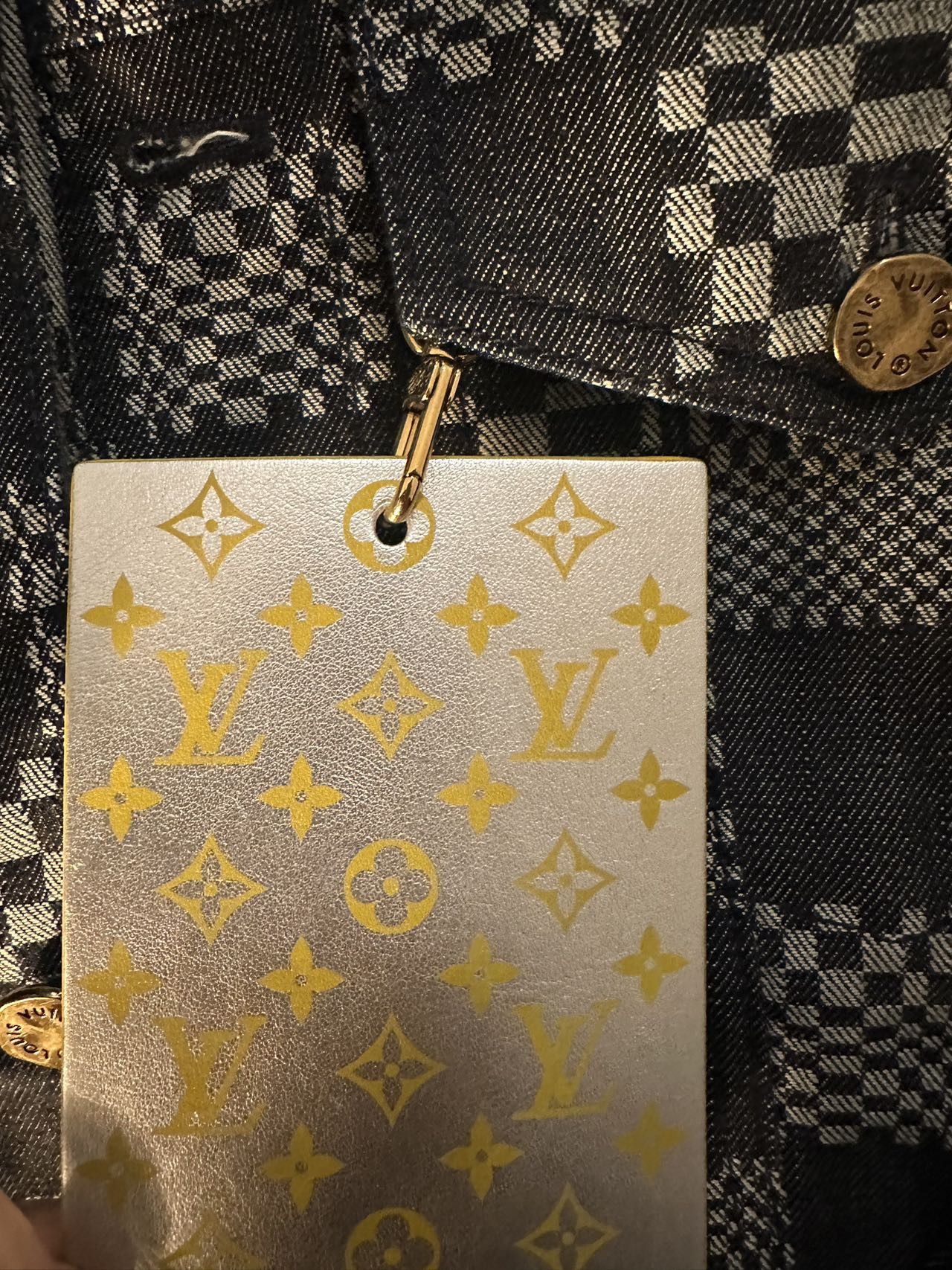 Louis Vuitton Distorted Denim Jacket