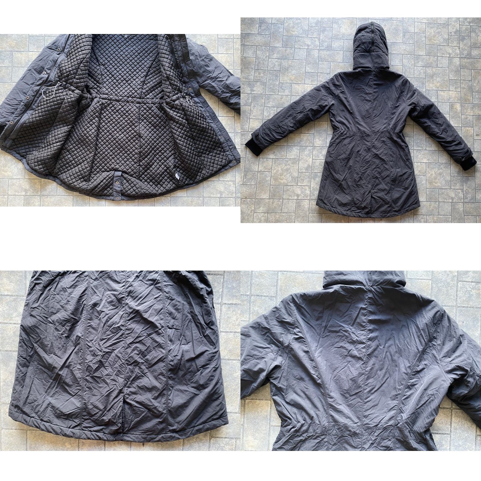 Athleta ATHLETA District Parka Jacket Women’s M Black Jacket Parka Size M / US 6-8 / IT 42-44 - 10 Thumbnail