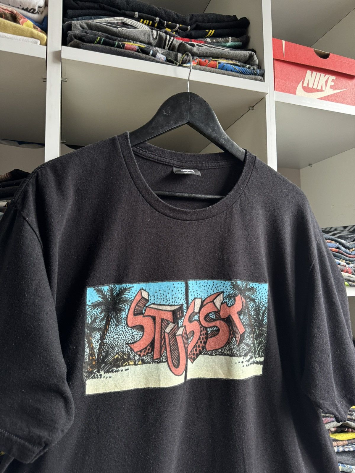 Stussy Stussy Graphic Spellout T Shirt Tee Size US L / EU 52-54 / 3 - 2 Thumbnail