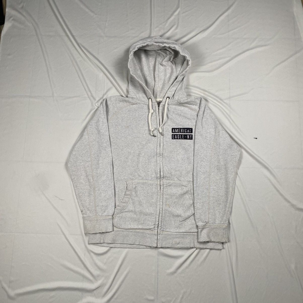 American Eagle Outfitters Vintage y2k American Eagle Army Zip Up Hooded Size US L / EU 52-54 / 3 - 1 Thumbnail