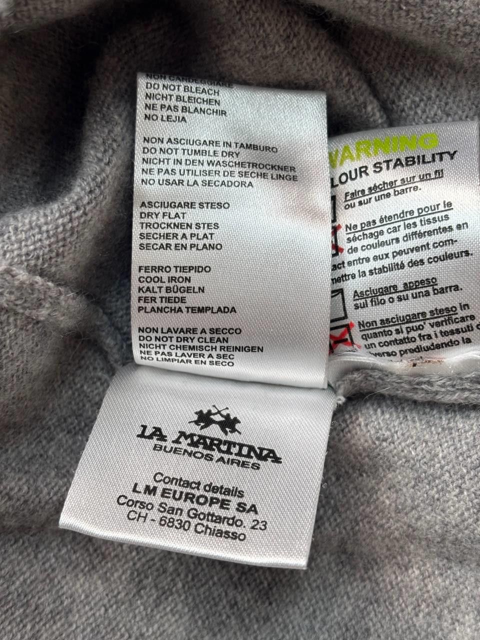 La Martina La Martina Cashmere & Wool "Black Clover" Sweater (Fits XL) Size US XL / EU 56 / 4 - 9 Thumbnail