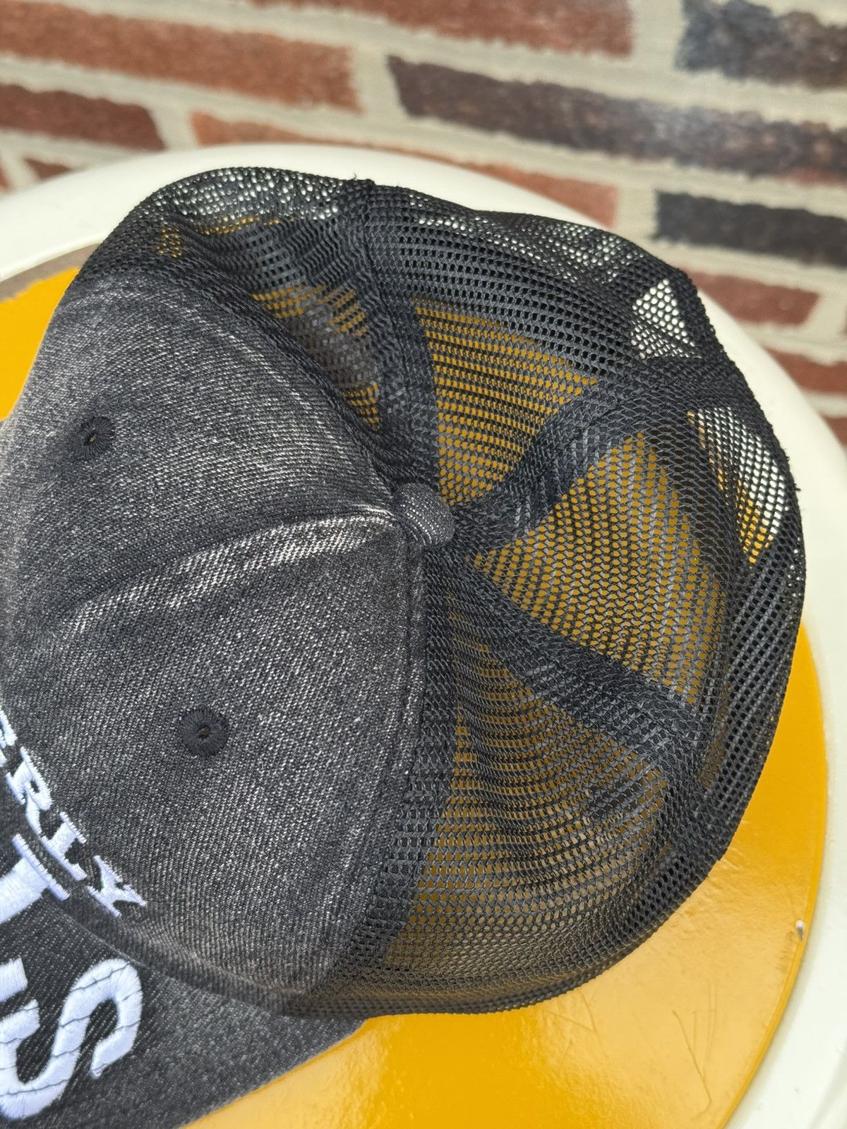 Other Beverly Hills Washed Denim Cap Size ONE SIZE - 6 Thumbnail