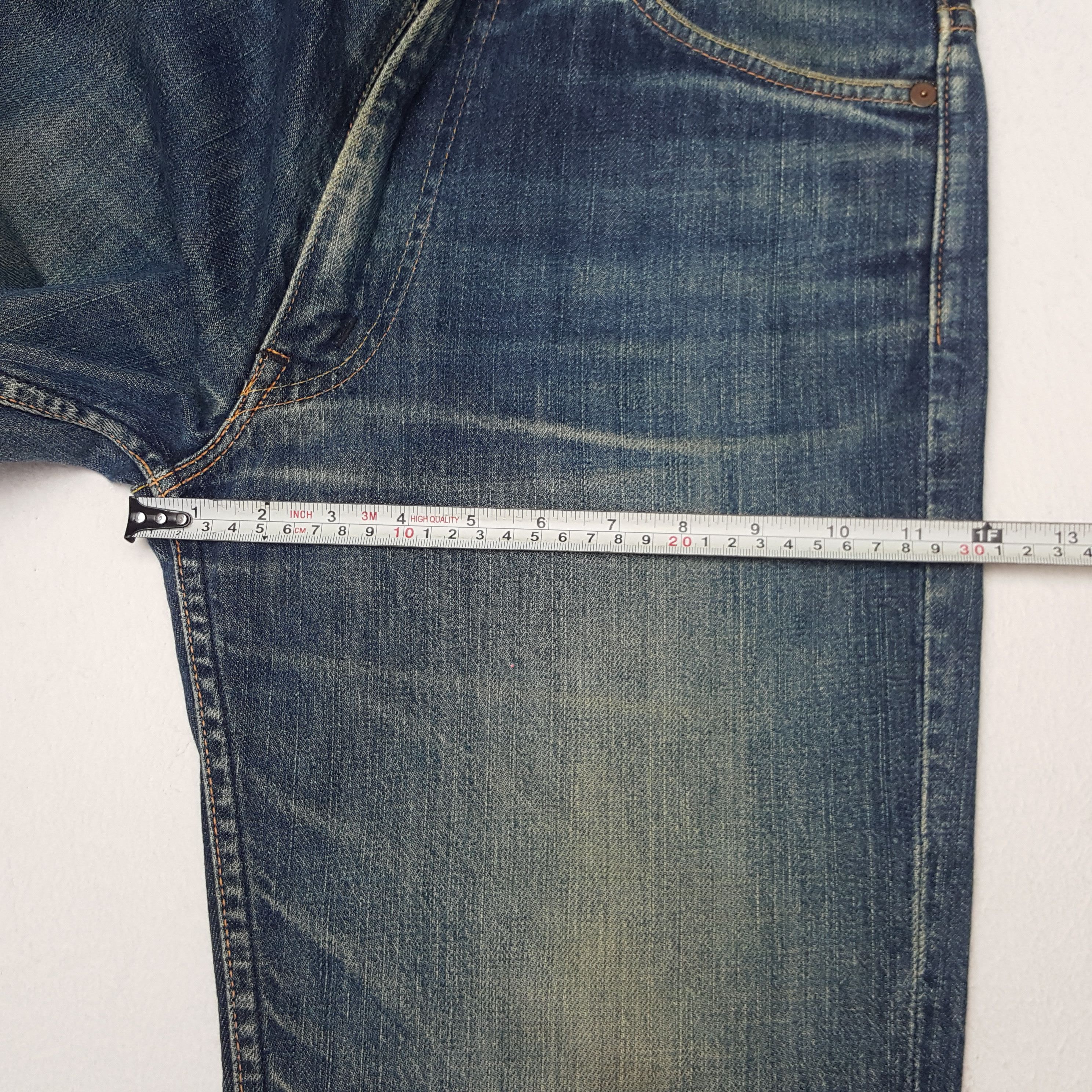 Japanese Brand × Vintage Vintage Evisu Yamane Japanese Brand Custom Denim Jeans Size US 31 - 11 Thumbnail