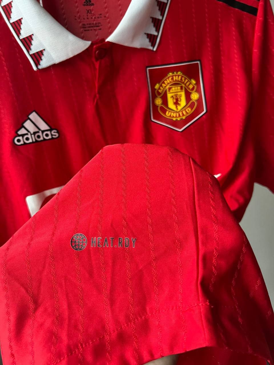 Adidas 2022/23 MANCHESTER UNITED HOME SOCCER JERSEY FOOTBALL SHIRT Size US XL / EU 56 / 4 - 6 Thumbnail