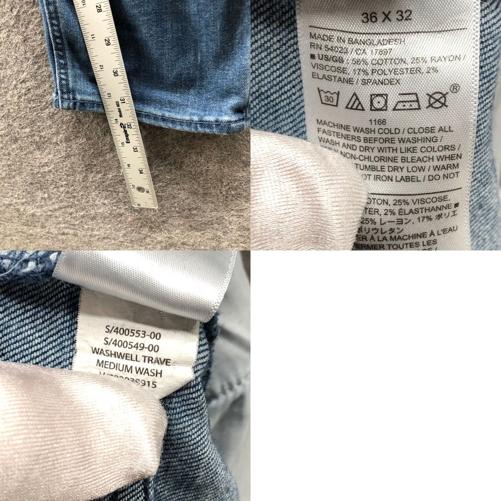 Banana Republic Banana Republic Travel Jeans Slim Mens 36x32 Blue Stretch Medium Wash - Pre-Owned - Fast Shipping Size US 36 / EU 52 - 8 Thumbnail