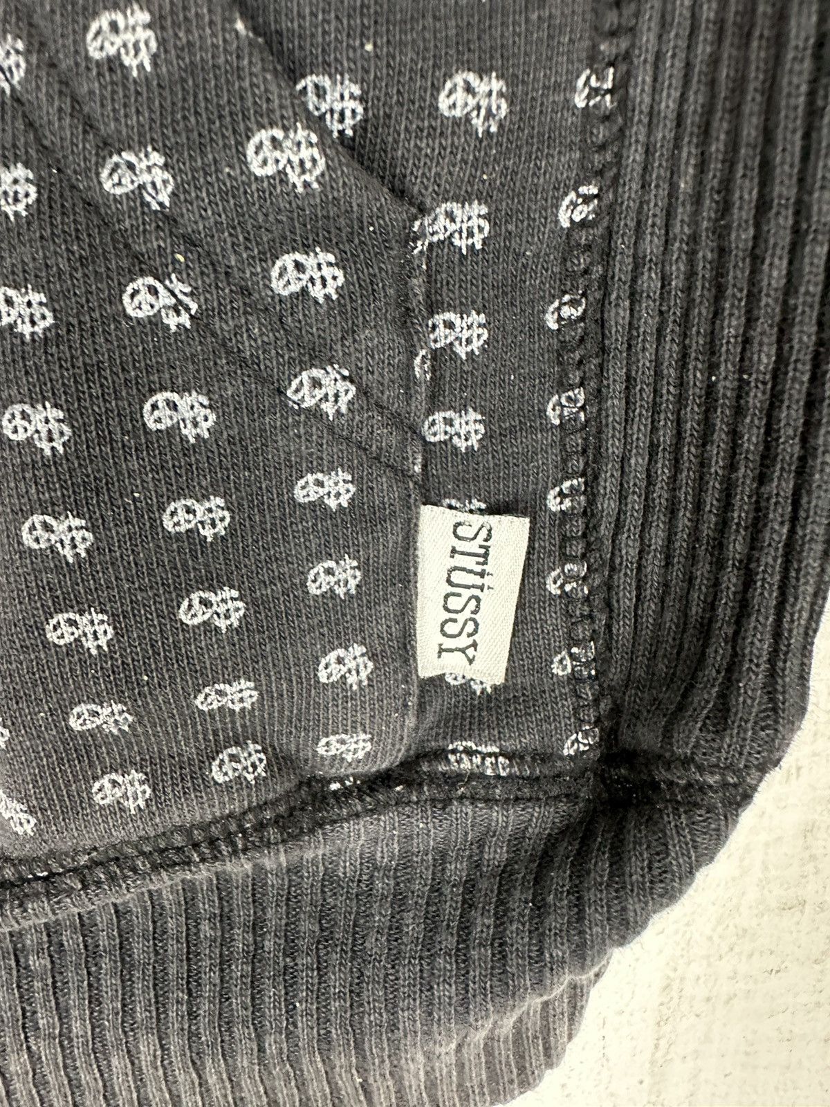 Stussy × Vintage Vintage Stussy Overprint Money SS Hoodie Size US S / EU 44-46 / 1 - 9 Thumbnail