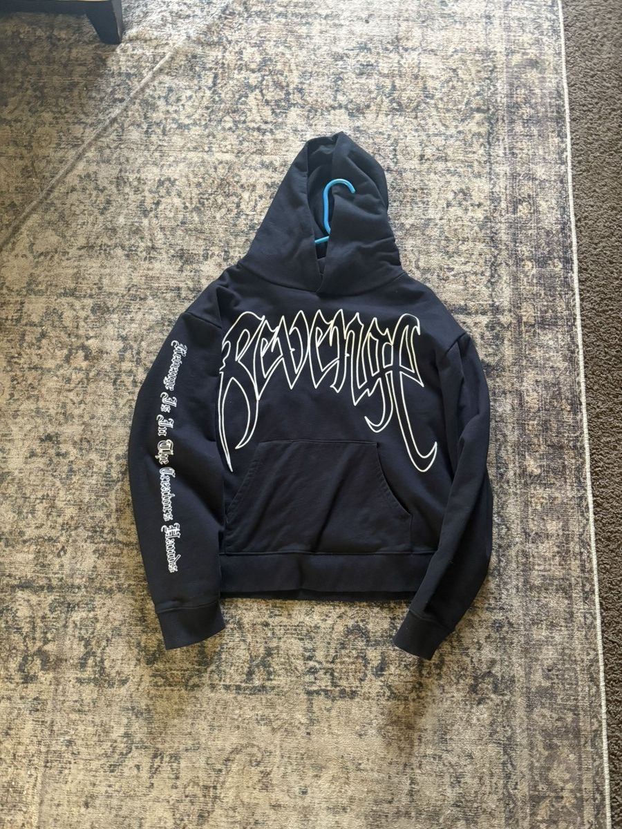 Revenge Black/white outline kill hoodie Size US M / EU 48-50 / 2 - 1 Thumbnail