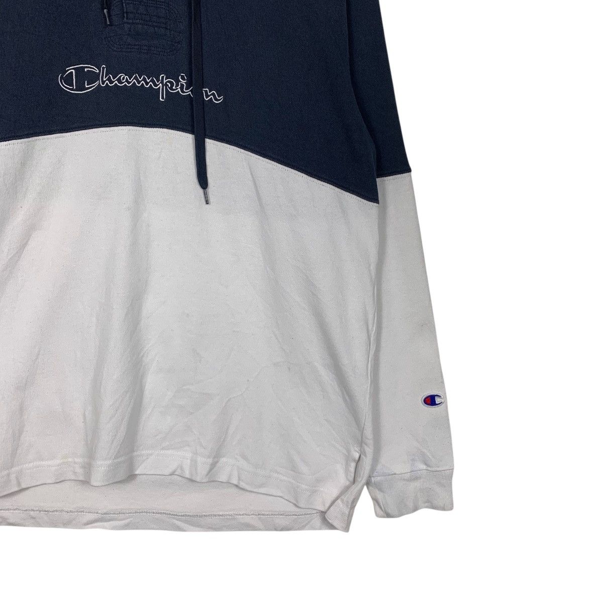 Champion CHAMPION Center Logo Half Button Pullover Hoodie #2429-C109 Size US M / EU 48-50 / 2 - 4 Thumbnail