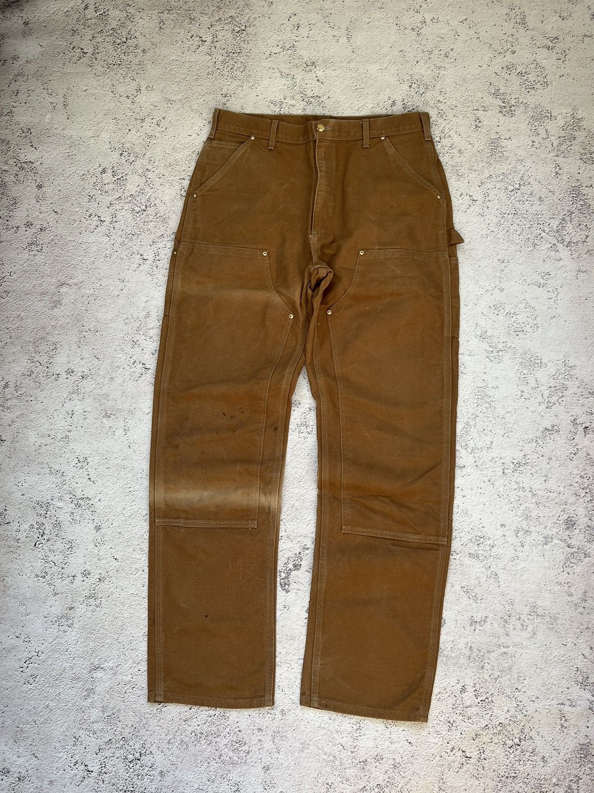 Carhartt × Vintage 125 Year Anniversary Double Knee Carhartt work pants Size US 36 / EU 52 - 4 Thumbnail