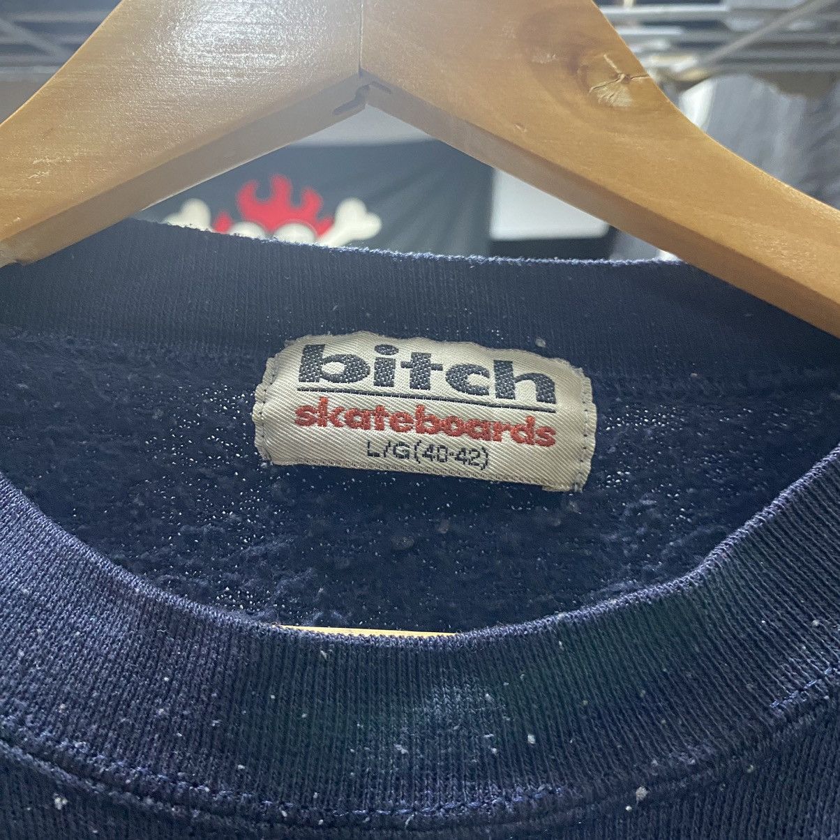 Vintage 90s BITCH SKATEBOARDS BRAND Logo Navy Blue ARCHIVE VINTAGE Size US L / EU 52-54 / 3 - 8 Thumbnail