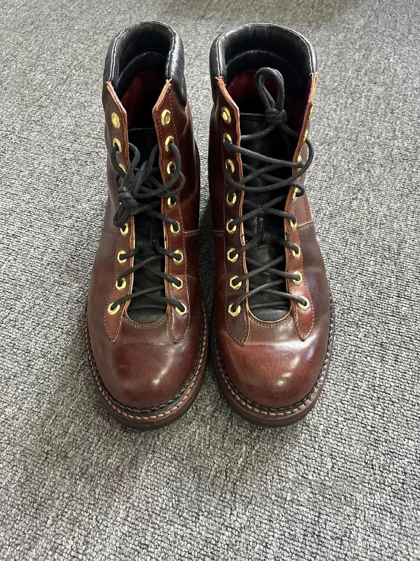 Other Stylish Brown High-Top Leather Boots. Size US 8.5 / EU 41-42 - 1 Thumbnail