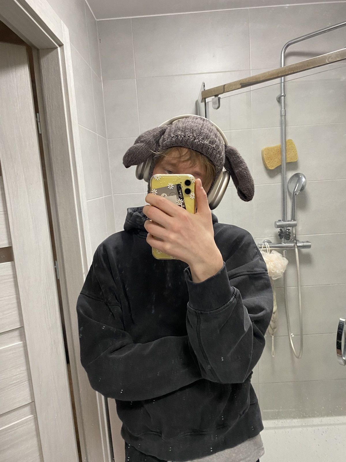 Japanese Brand × Vintage Vintage Knitted Y2K Bunny Ears Balaclava Size ONE SIZE - 3 Thumbnail