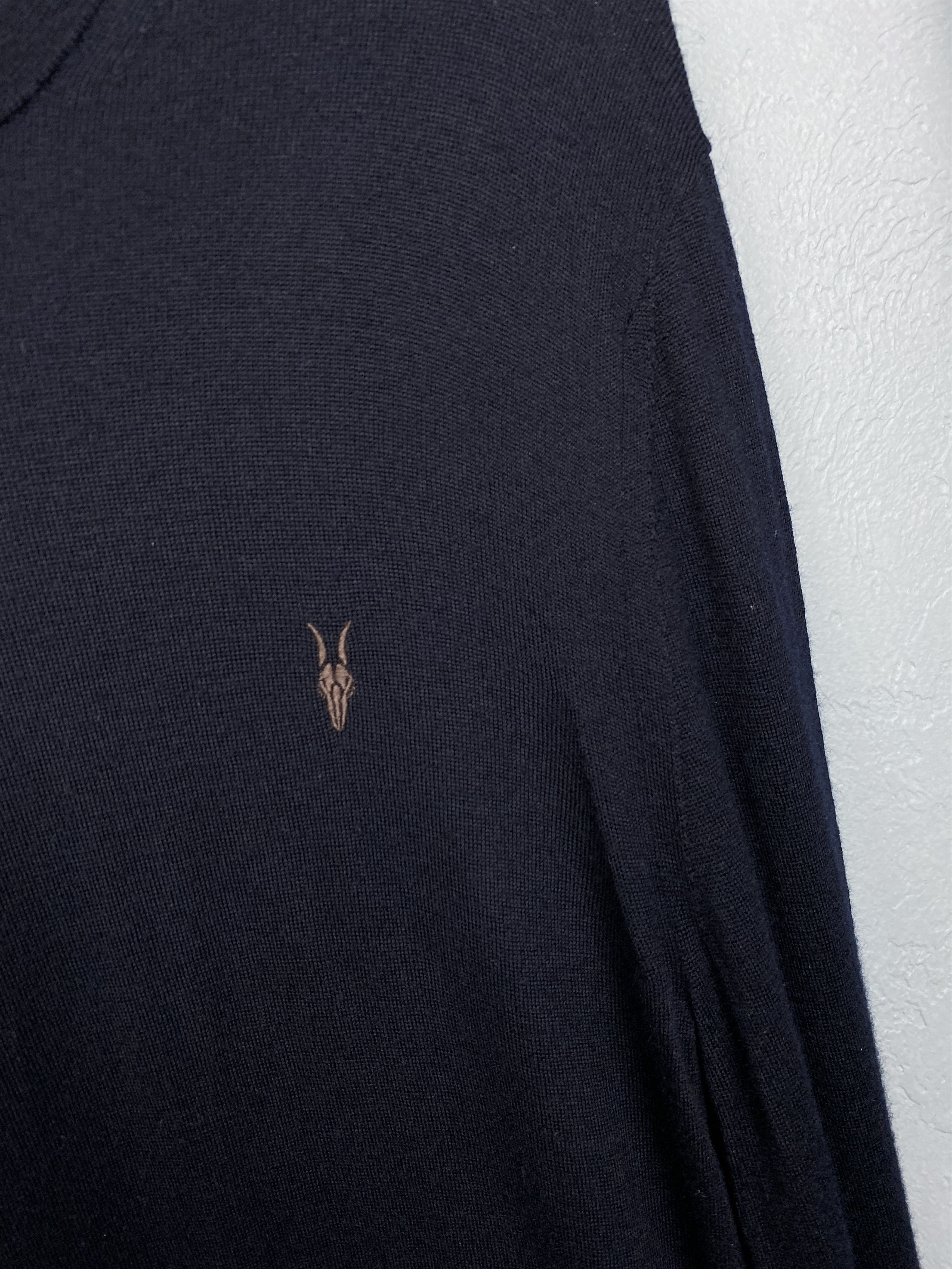 Allsaints AllSaints Mens Mode Merino Wool Sweater Size US M / EU 48-50 / 2 - 3 Thumbnail