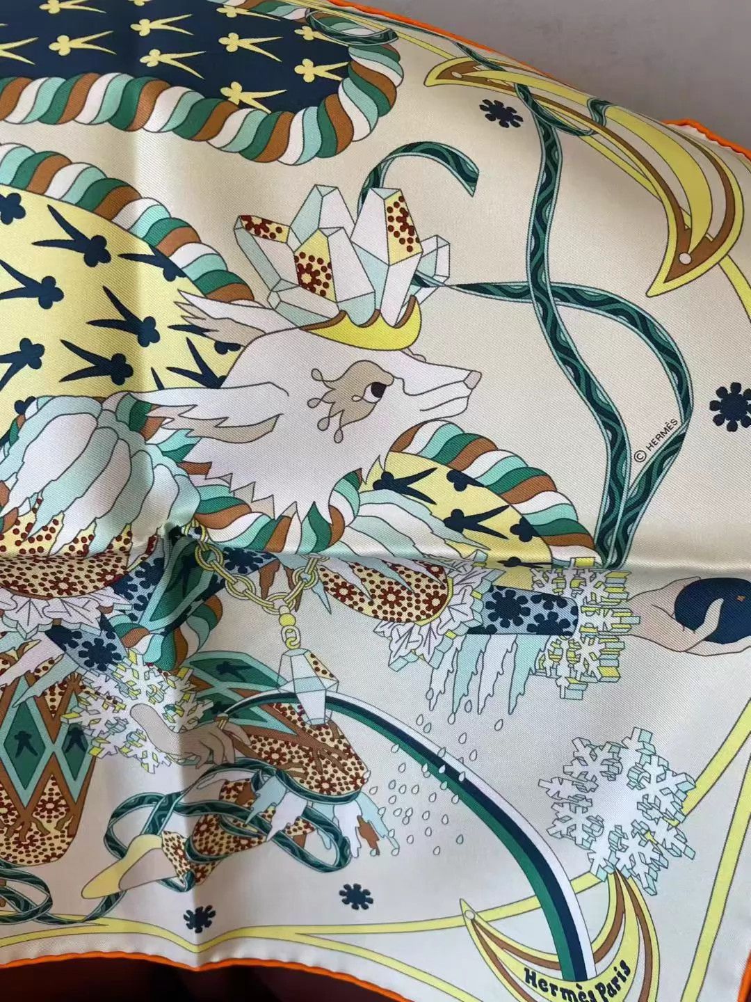 Hermes Hermès 45x45 silk scarf new in stock Y501 Size ONE SIZE - 3 Thumbnail
