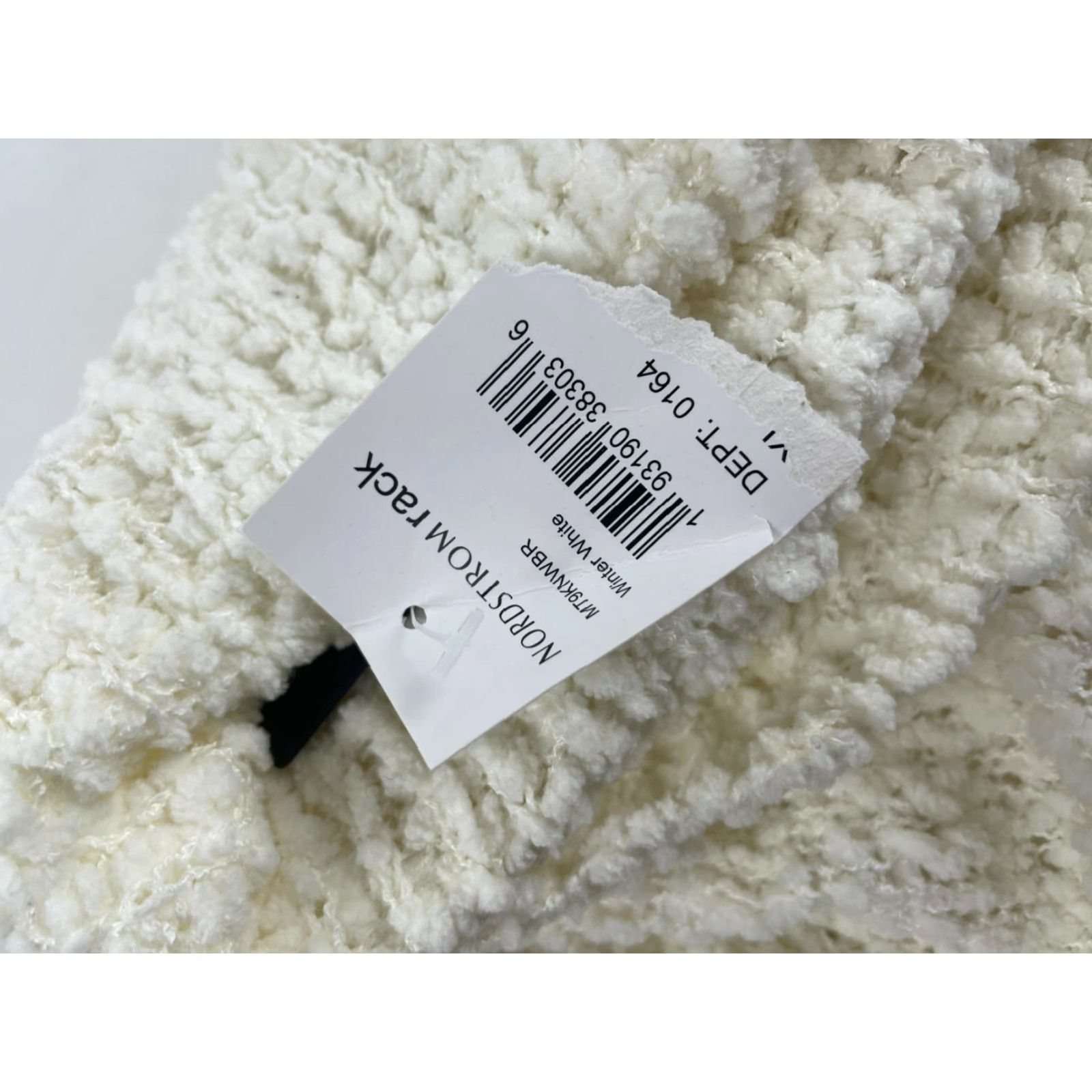Vintage Bobeau Sweater Women's XL Cream Fuzzy Loose Knit Cowl Neck Pullover NWT Size XL / US 12-14 / IT 48-50 - 7 Thumbnail