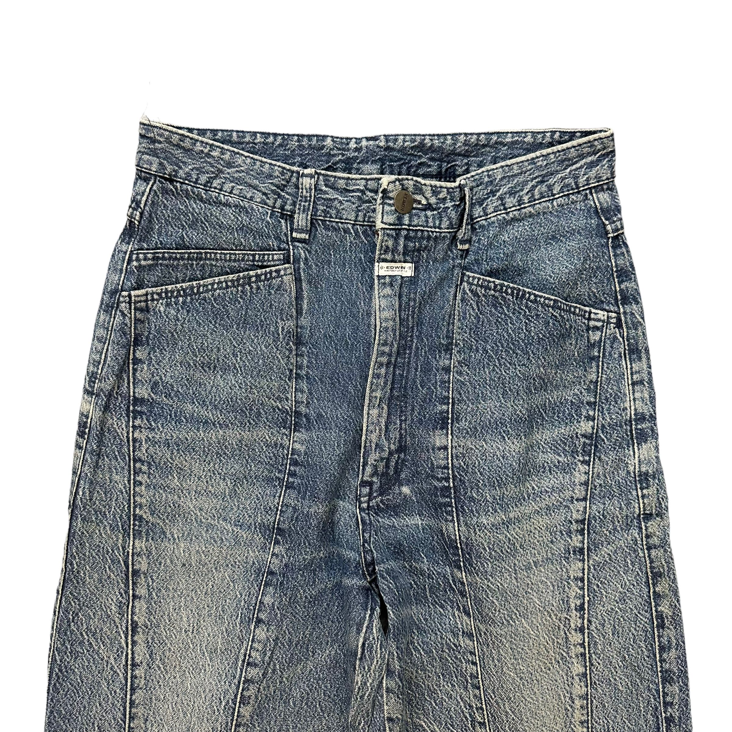 Edwin EDWIN NICE DESIGN WASHED DENIM PANTS #7800-177 Size US 28 / EU 44 - 2 Thumbnail