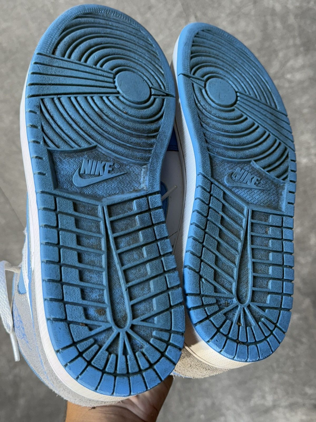 Jordan Brand Air Jordan 1 Mid University Blue Grey Size US 10.5 / EU 43-44 - 5 Thumbnail