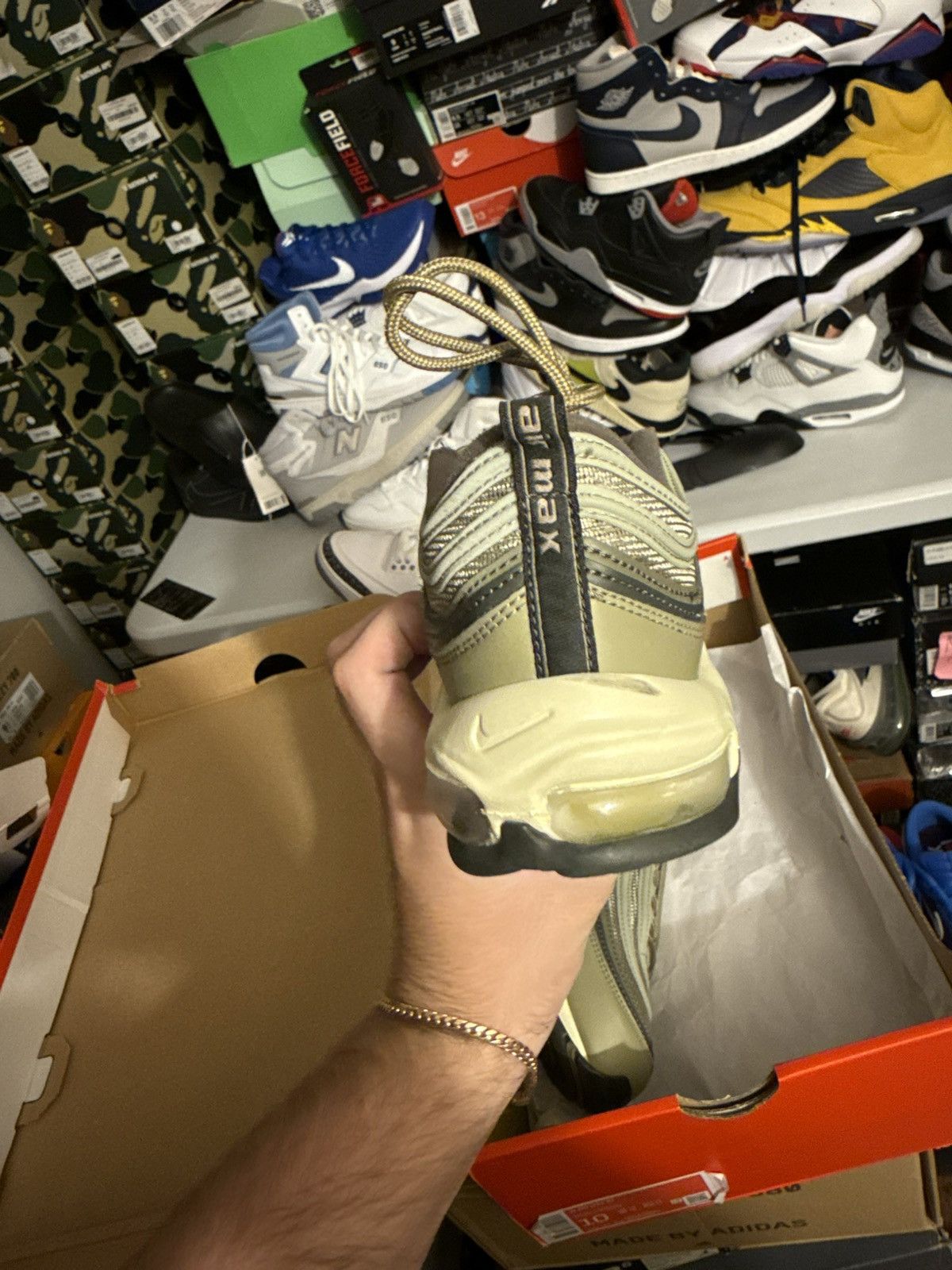 Nike Nike airmax 97 Neutral olive sz10w/8.5m Size US 8.5 / EU 41-42 - 4 Thumbnail