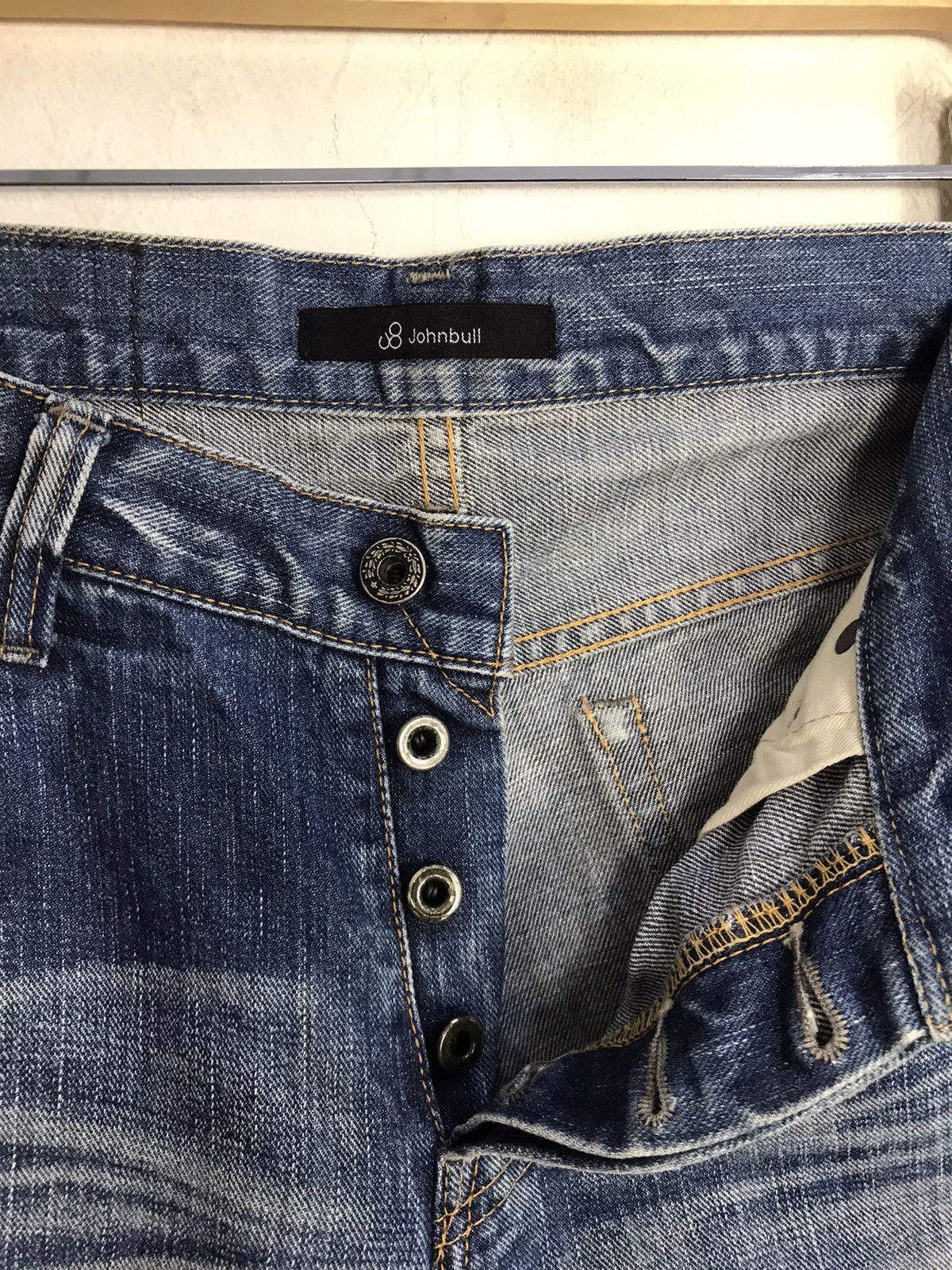 Japanese Brand × Johnbull × Vintage Vintage John Bull Selvedge Workwear Design Denim Jeans Size US 30 / EU 46 - 12 Thumbnail
