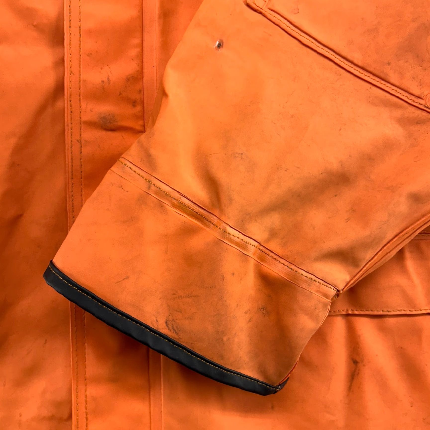 Carhartt Carhartt Hoodie Mens 2XL Orange Button Snap Logo PVC Long Sleeve Workwear C640RG Size US XXL / EU 58 / 5 - 3 Thumbnail