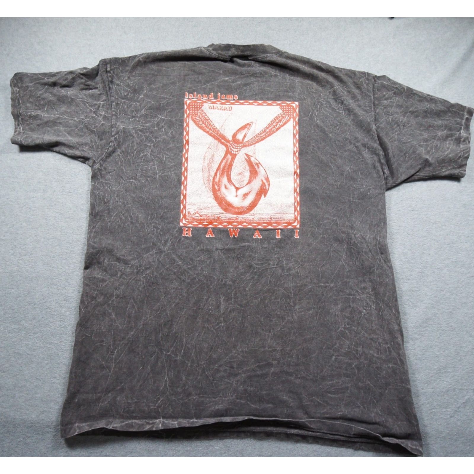 Vintage VINTAGE Copa Banana Hawaiian Shirt Mens XL Gray Island Jams 90s Tie Dye T-Shirt Size US XL / EU 56 / 4 - 5 Thumbnail