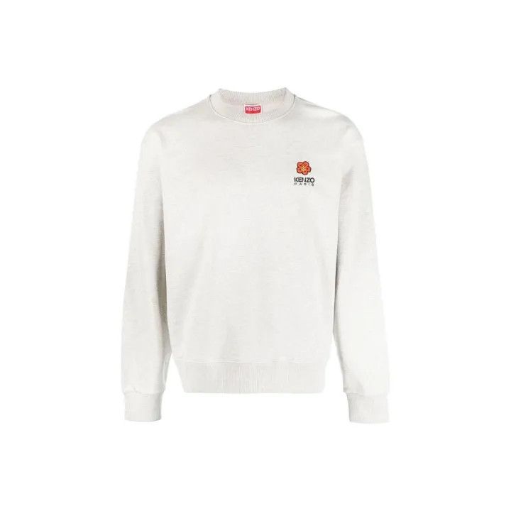 Kenzo Kenzo Casual Crewneck Sweatshirt in Light Gray 0079 Size US XL / EU 56 / 4 - 1 Thumbnail