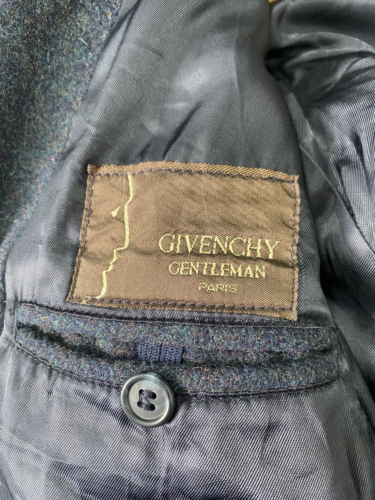 Givenchy Vintage Givenchy Gentleman Paris Wool Jacket Size US M / EU 48-50 / 2 - 15 Thumbnail