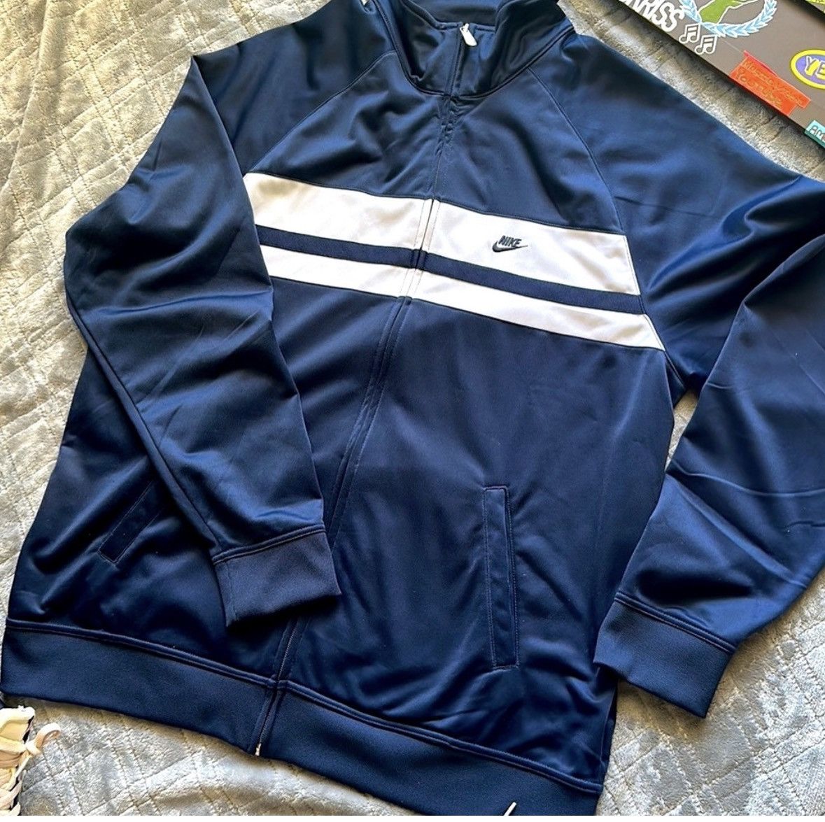 Designer × Nike NIKE ZIPUP Sweat Suit | Clean | Blue/White | Size Size US XXL / EU 58 / 5 - 4 Thumbnail
