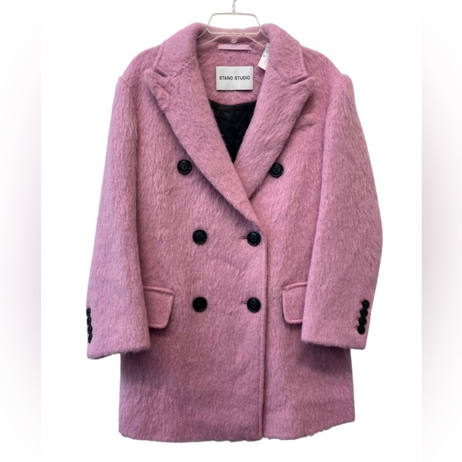 STAND STUDIO Stand Studio Esme Brushed Double Breast Coat size US2 / EU32 Size XS / US 0-2 / IT 36-38 - 5 Thumbnail