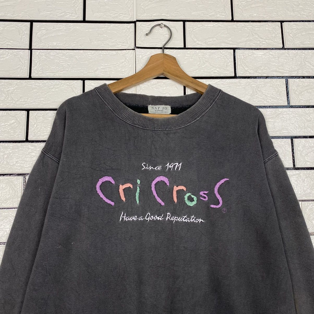 Japanese Brand 📌Vintage Sweatshirt Cri Cross Big Logo Issey Miyake Size US M / EU 48-50 / 2 - 4 Thumbnail