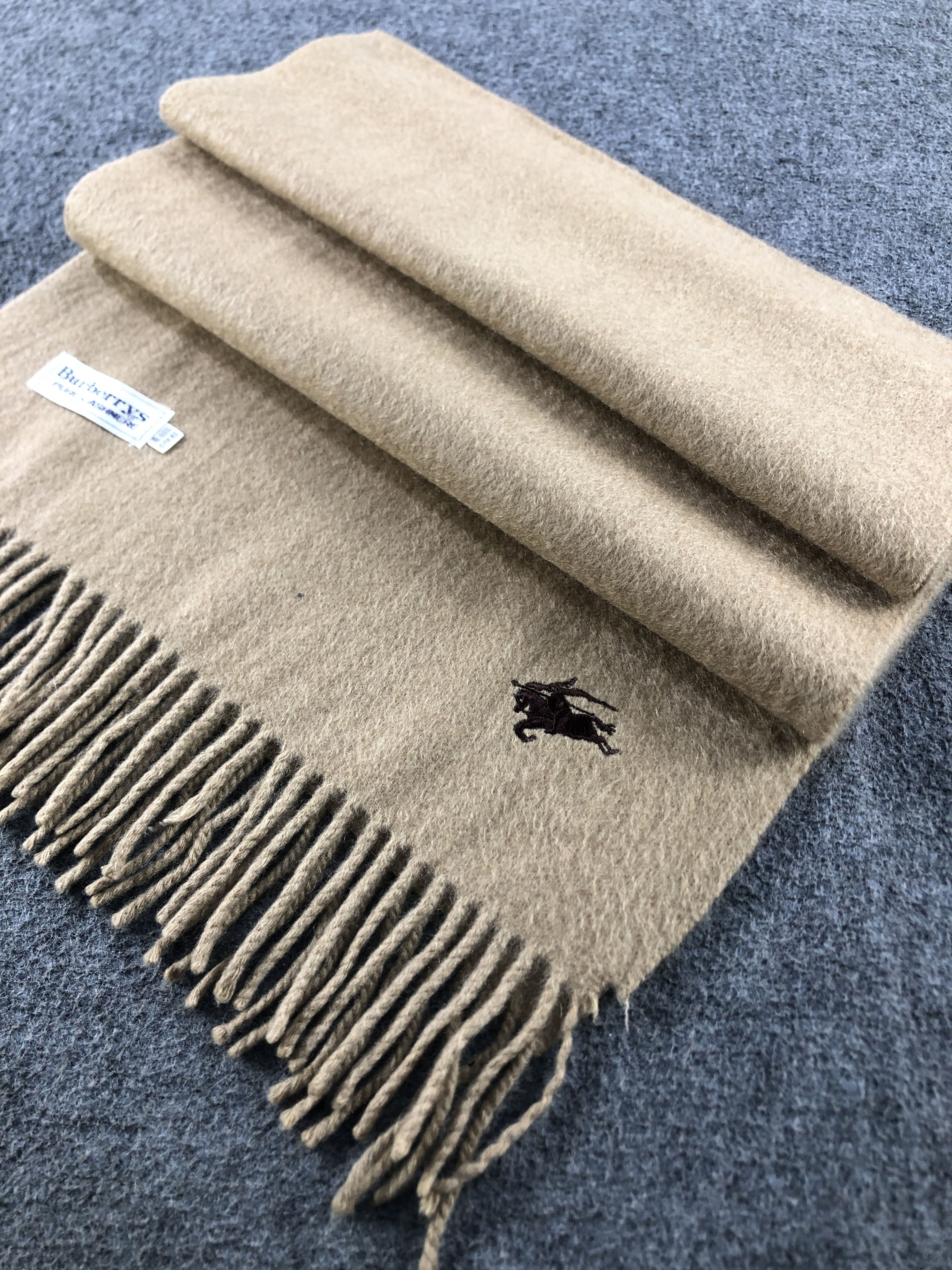 Burberry Burberry Pure Cashmere Scarf / Muffler / Neckwear P711 Size ONE SIZE - 3 Thumbnail
