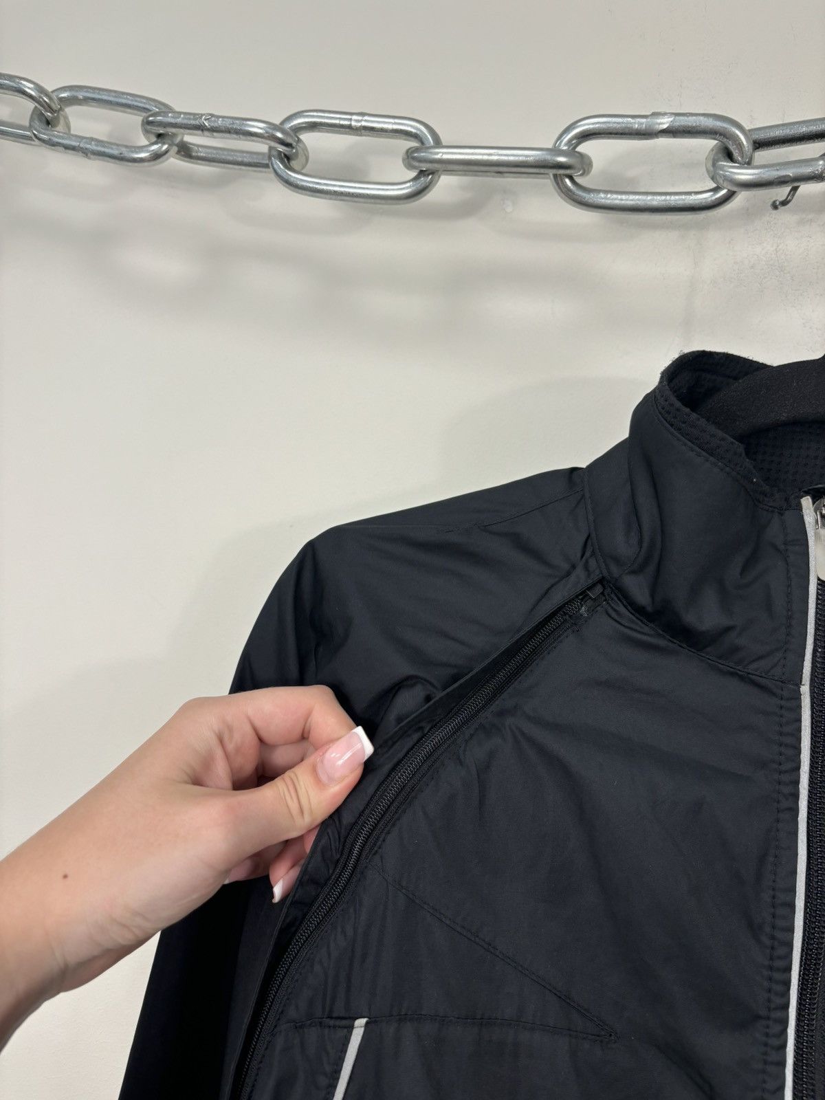 Nike Vintage Nike Y2K Hype Transformer 2 in 1 Black Light Jacket Size US M / EU 48-50 / 2 - 8 Thumbnail