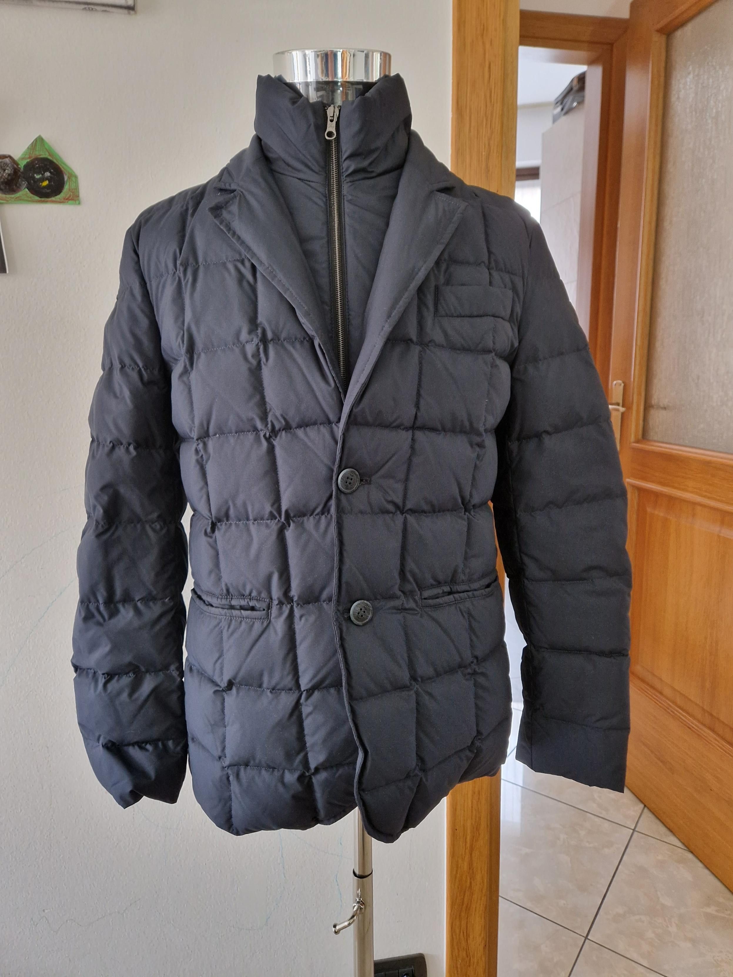 Fay Fay Double Front Quilted Down Jacket – Navy Blue – Size S Size US S / EU 44-46 / 1 - 1 Thumbnail