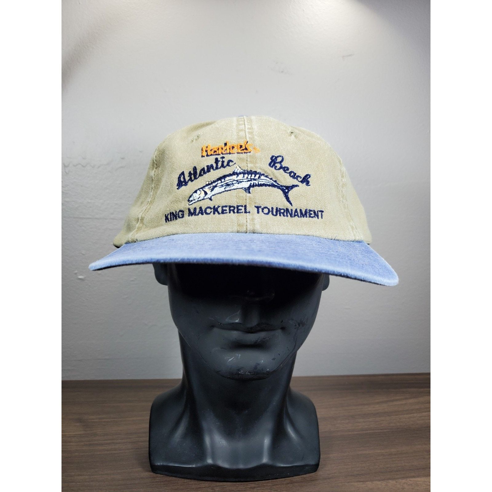 Vintage Hardee’s Atlantic Beach Mackerel Tournament Snapback Hat Cap Size ONE SIZE - 3 Thumbnail