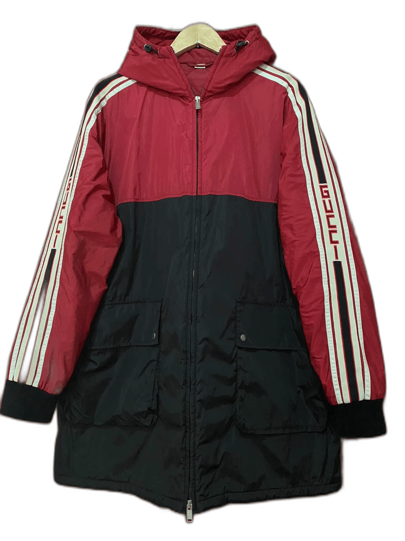 Gucci Gucci Red Black Zip Coat 48 Size US L / EU 52-54 / 3 - 1 Thumbnail