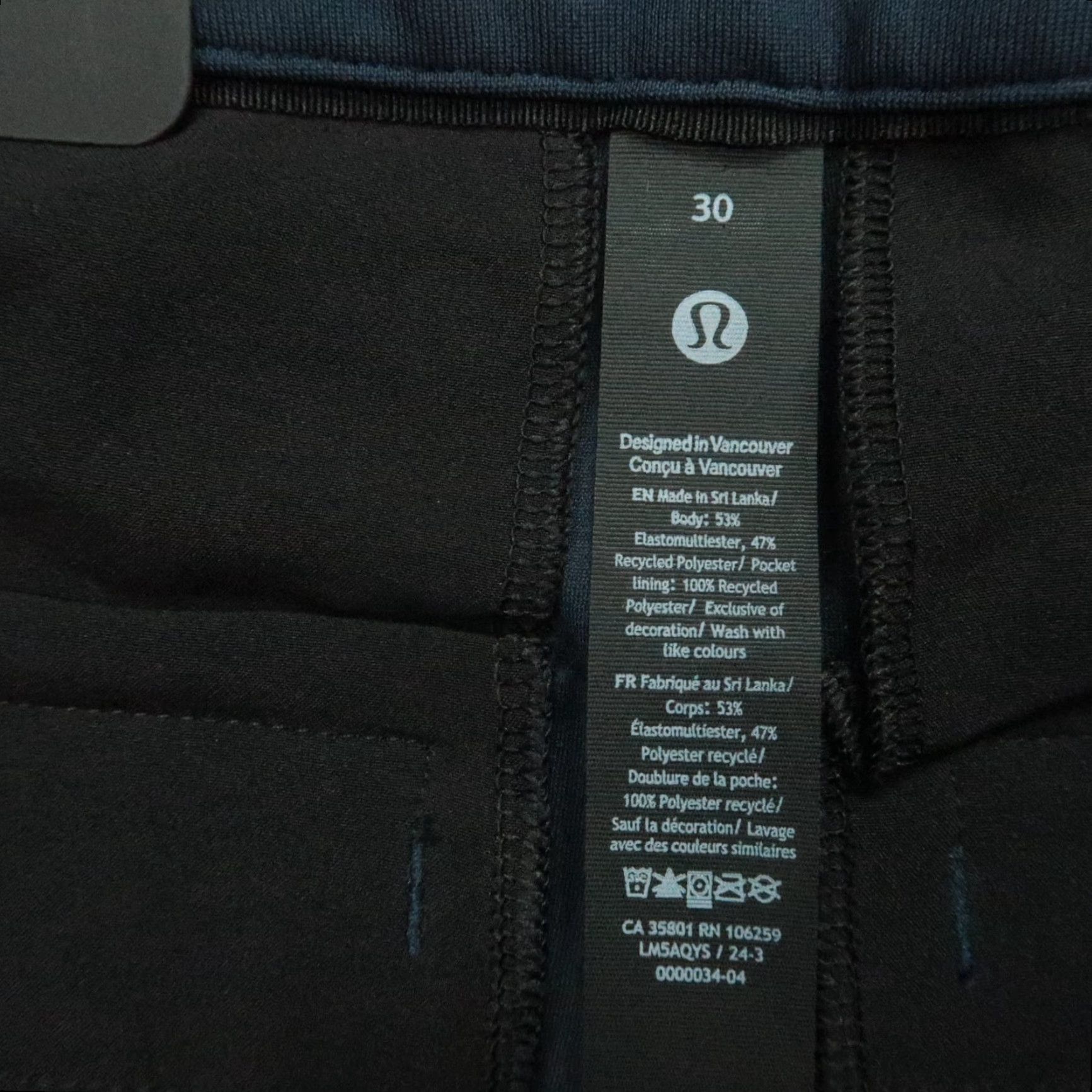 Lululemon Lululemon Pants Men 30x25 Blue ABC Slim Fit 5 Pocket Warpstreme NWT Chino Straight Classic Pants Mens Blue NWT Size US 30 / EU 46 - 5 Thumbnail