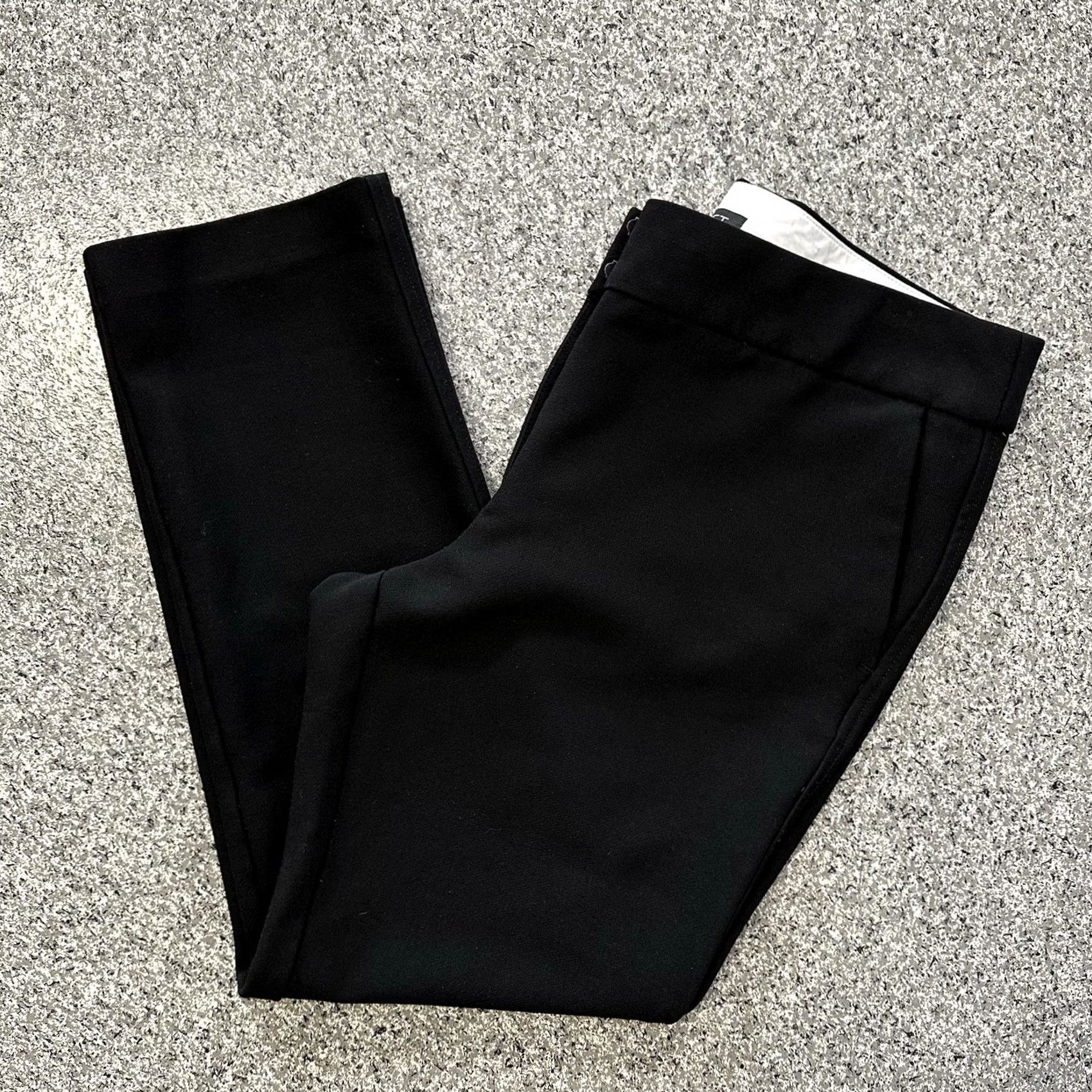 Loft Loft Marisa Pants Womens 8 32x26 High Rise Slim Ankle Black Career Dress Pant Pants Size 24" / US 00 / IT 34 - 2 Thumbnail