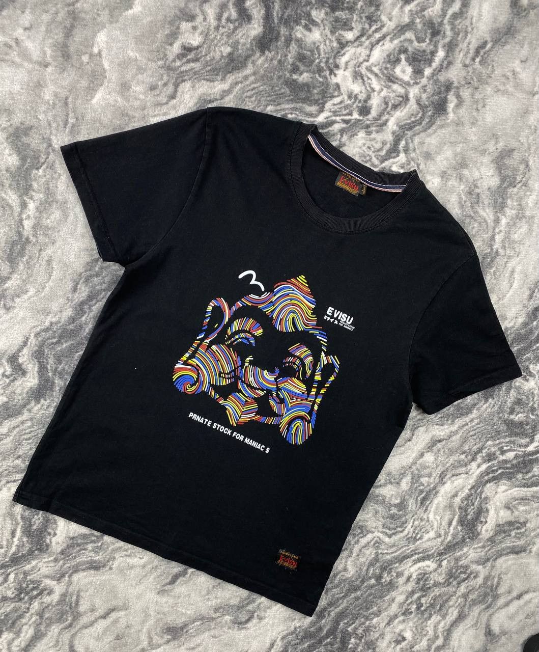 Evisu Vintage Evisu T-Shirt Big Logo 90s Y2K Size US L / EU 52-54 / 3 - 1 Thumbnail