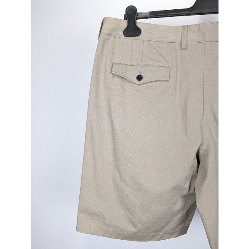 Saint Laurent Paris o1rshd1 Pleated Chino Bermuda Shorts Cotton Serge in Beige Size US 40 / EU 56 - 10 Thumbnail