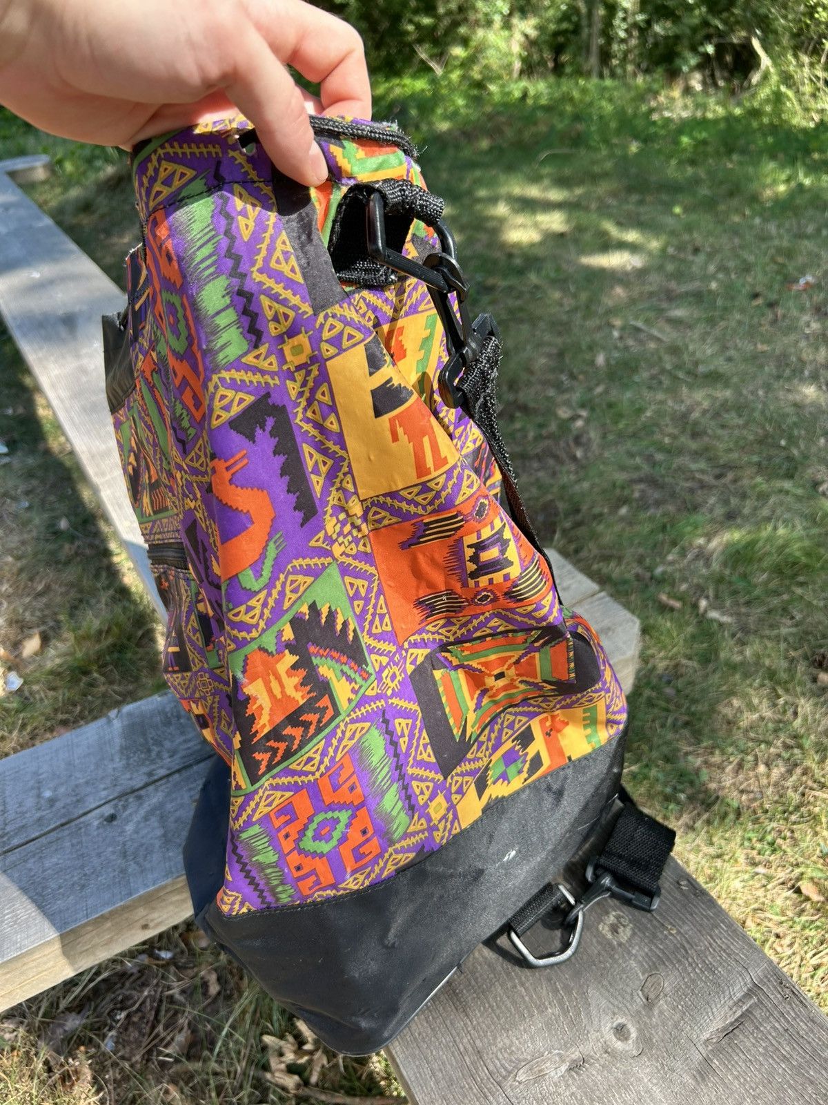 Other Unique Aztec pattern sling backpack / sling bag/shoulder bag Size ONE SIZE - 3 Thumbnail