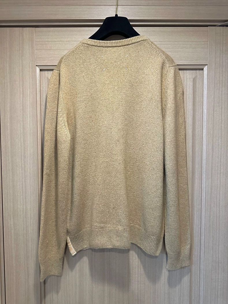 Maison Margiela Maison Margiela Wool silk blend V-neck long-sleeved versat Size XS / US 0-2 / IT 36-38 - 2 Thumbnail