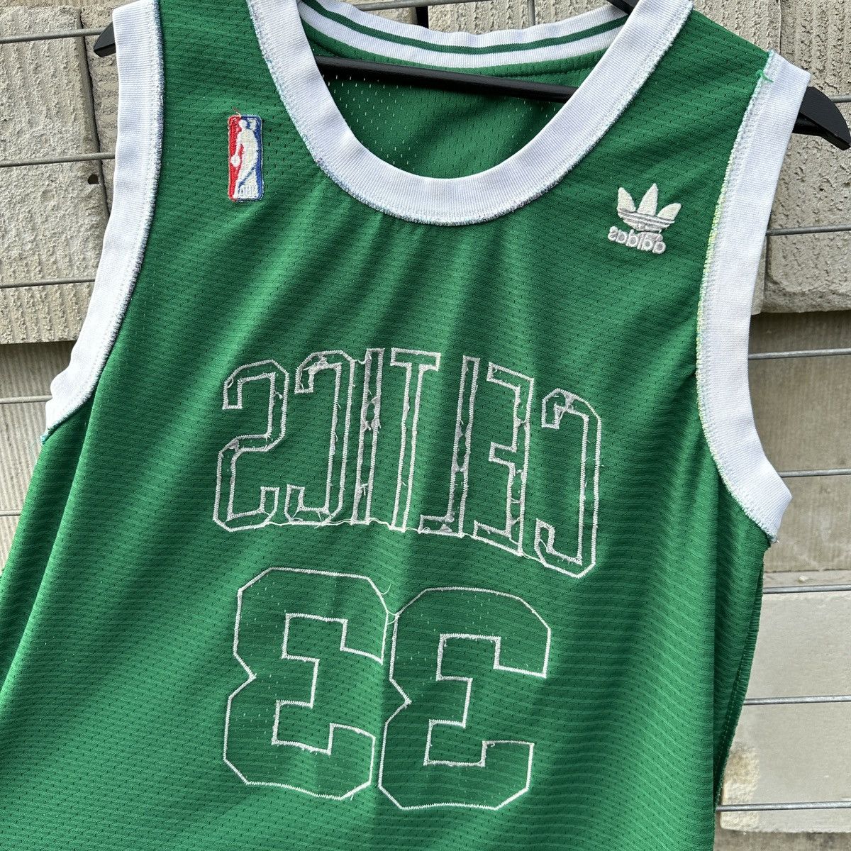 Adidas Vintage 80s Boston Celtics #33 Larry Bird NBA Jersey 1985 86 Size US M / EU 48-50 / 2 - 12 Thumbnail