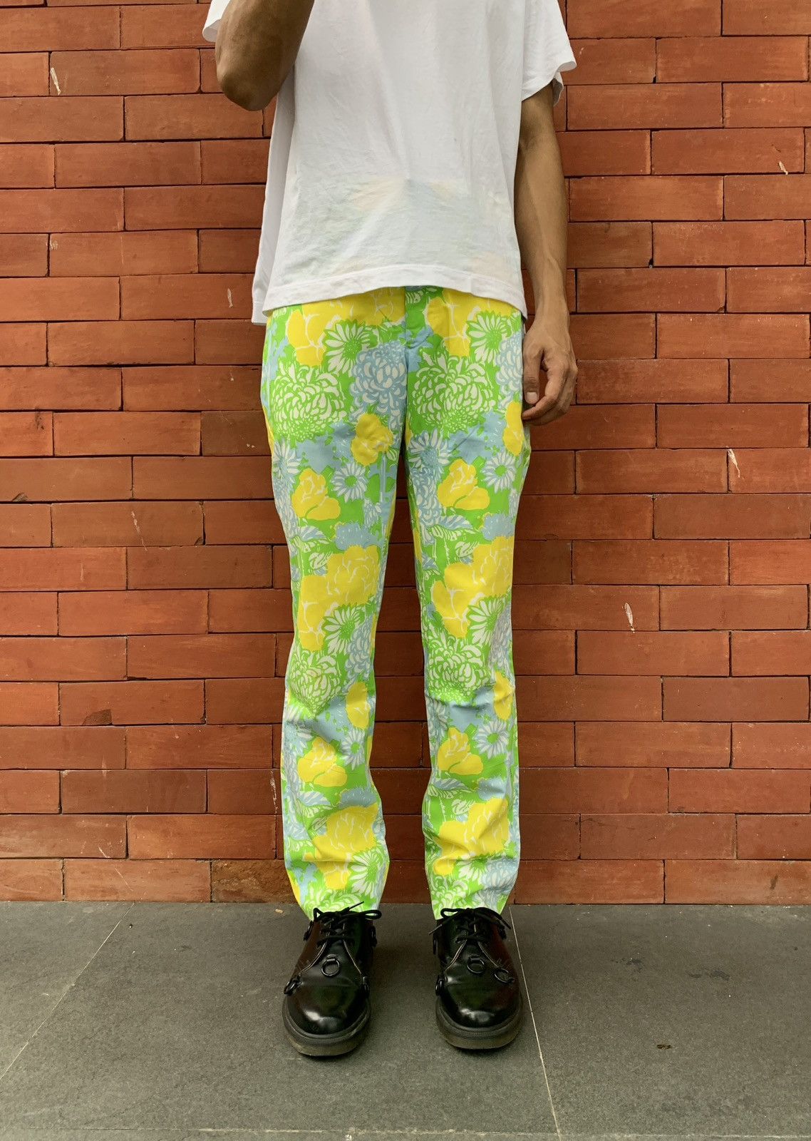 image of Prada Spring Summer 2012 Floral Patterned Trousers, Men's (Size 30)