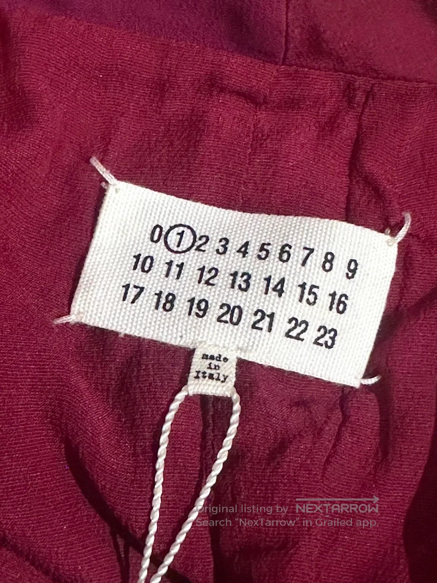 Maison Margiela Maison Margiela Burgundy Patchwork Skirt. Size 37" - 4 Thumbnail