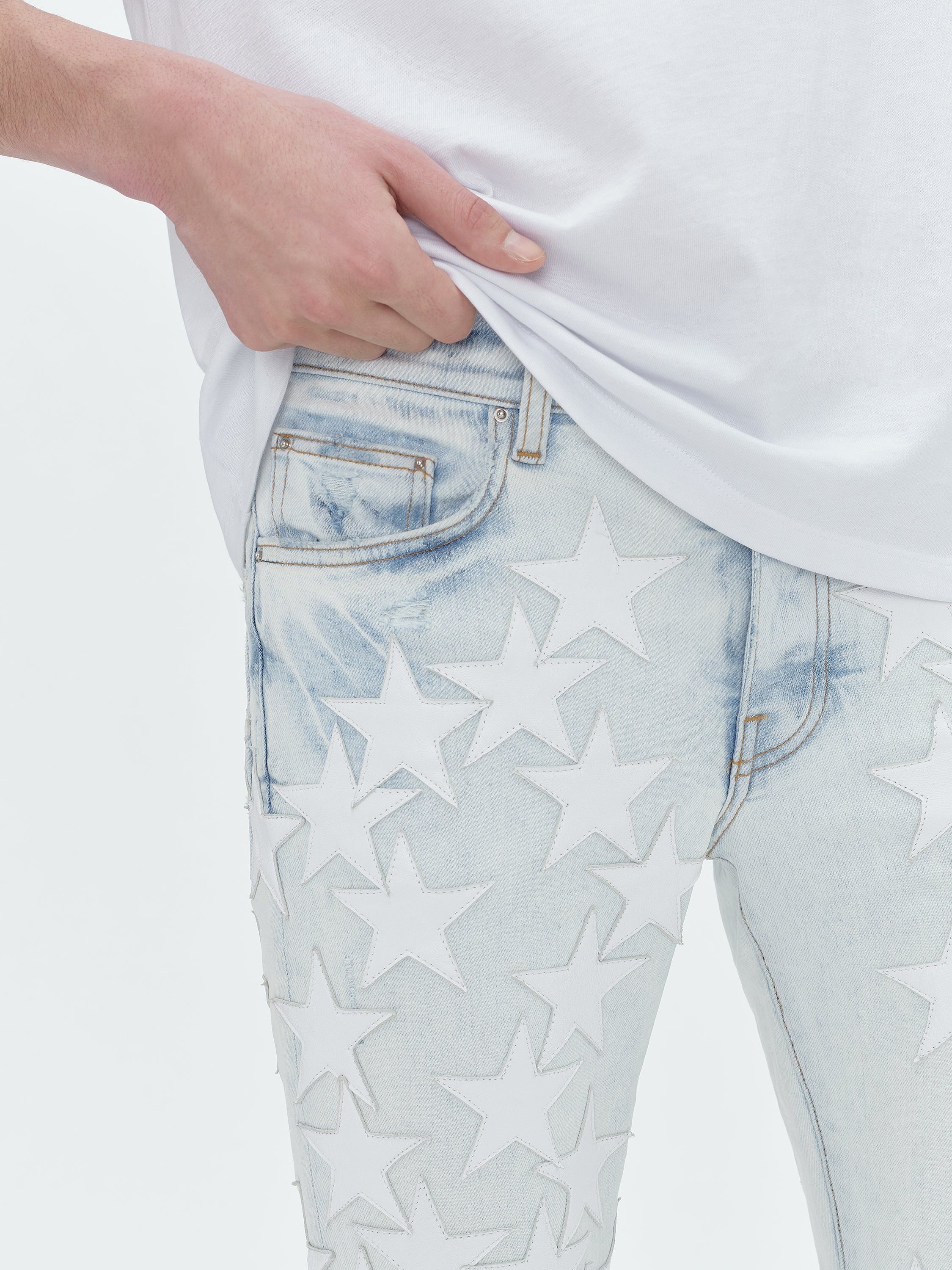 Amiri o1w1db11224 Chemist Jean in Light Blue Size US 30 / EU 46 - 5 Thumbnail