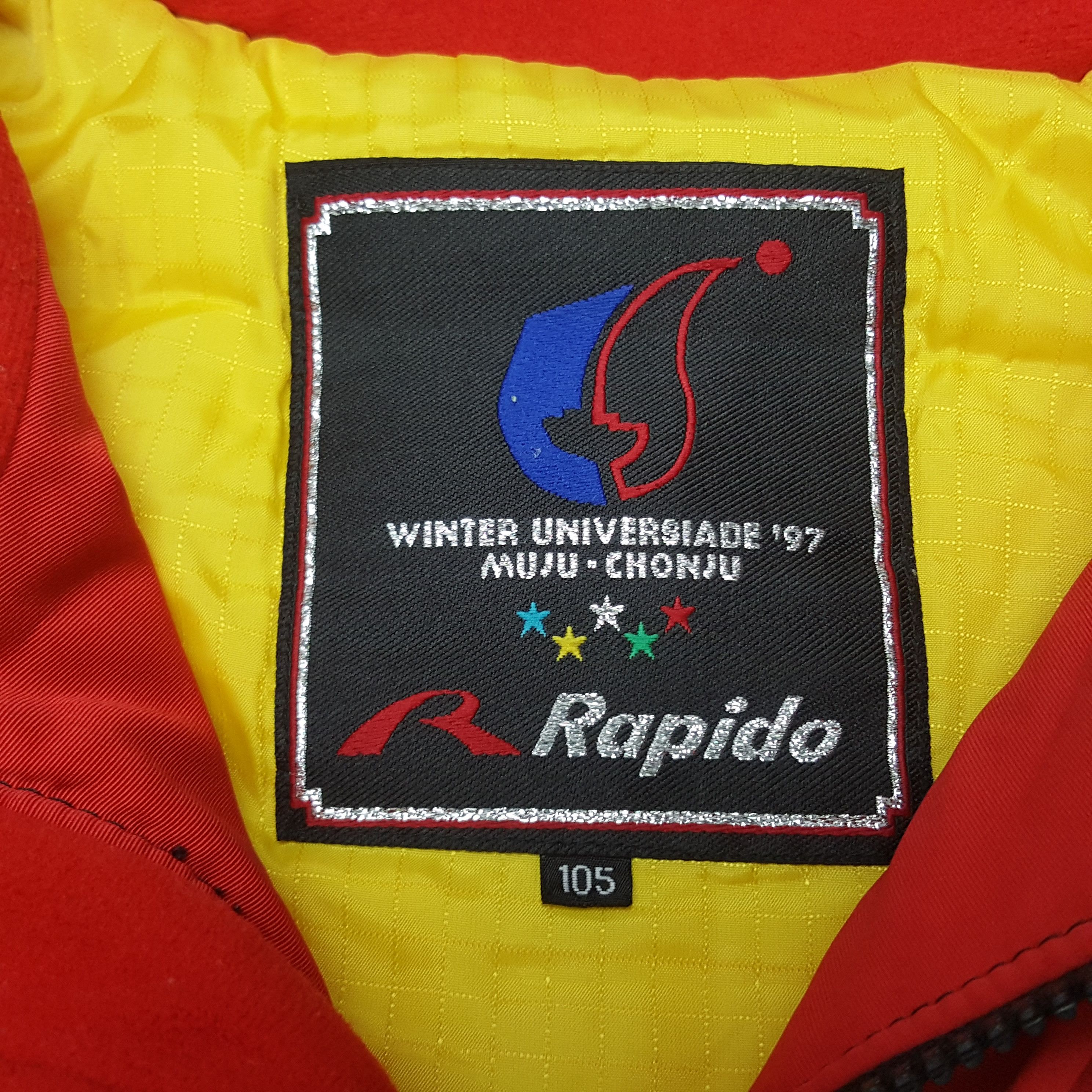Vintage Vintage Rapido Winter Universiade Jacket Hoodie Size US L / EU 52-54 / 3 - 6 Thumbnail
