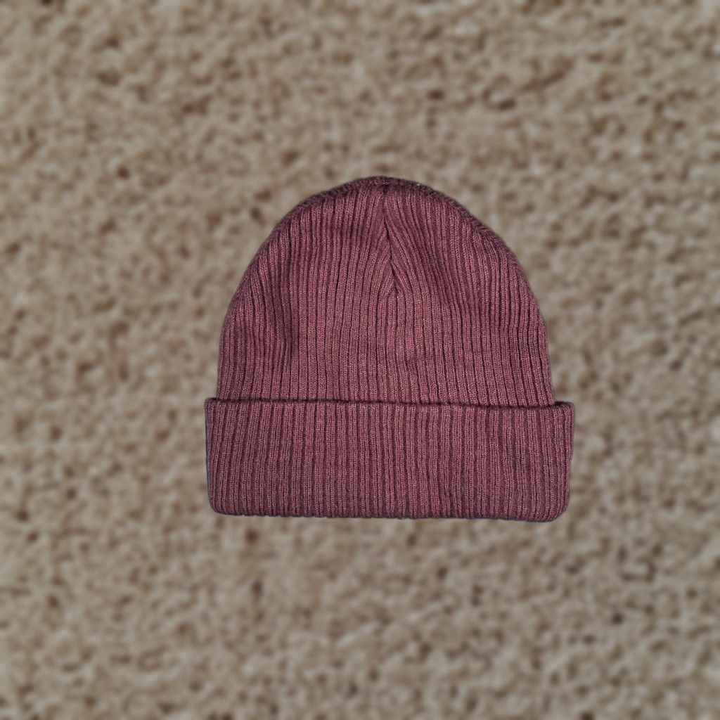 Vintage Spencer's Gift Beanie Women One Size Purple 100% Acrylic Knit Ski Size ONE SIZE - 1 Thumbnail