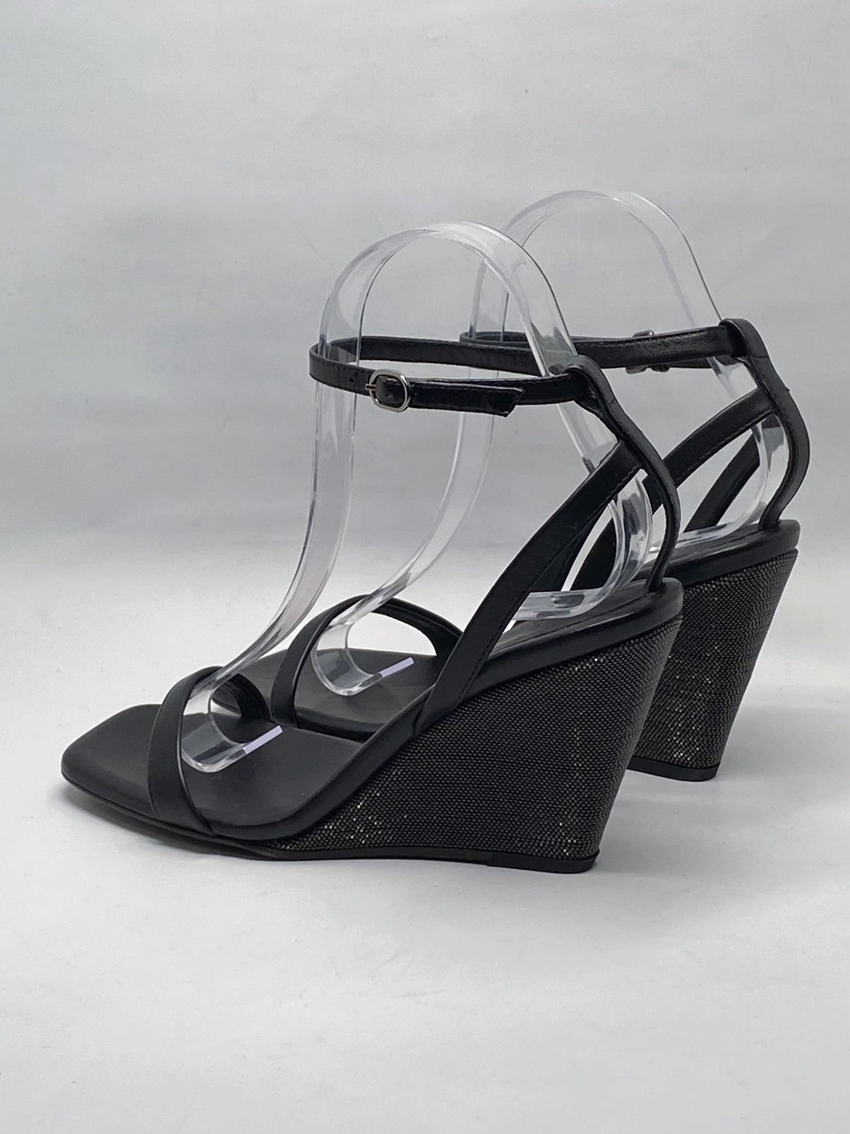 Brunello Cucinelli Brunello Cucinelli Monili Wedge Leather Sandals size 36 Size US 6 / IT 36 - 9 Thumbnail