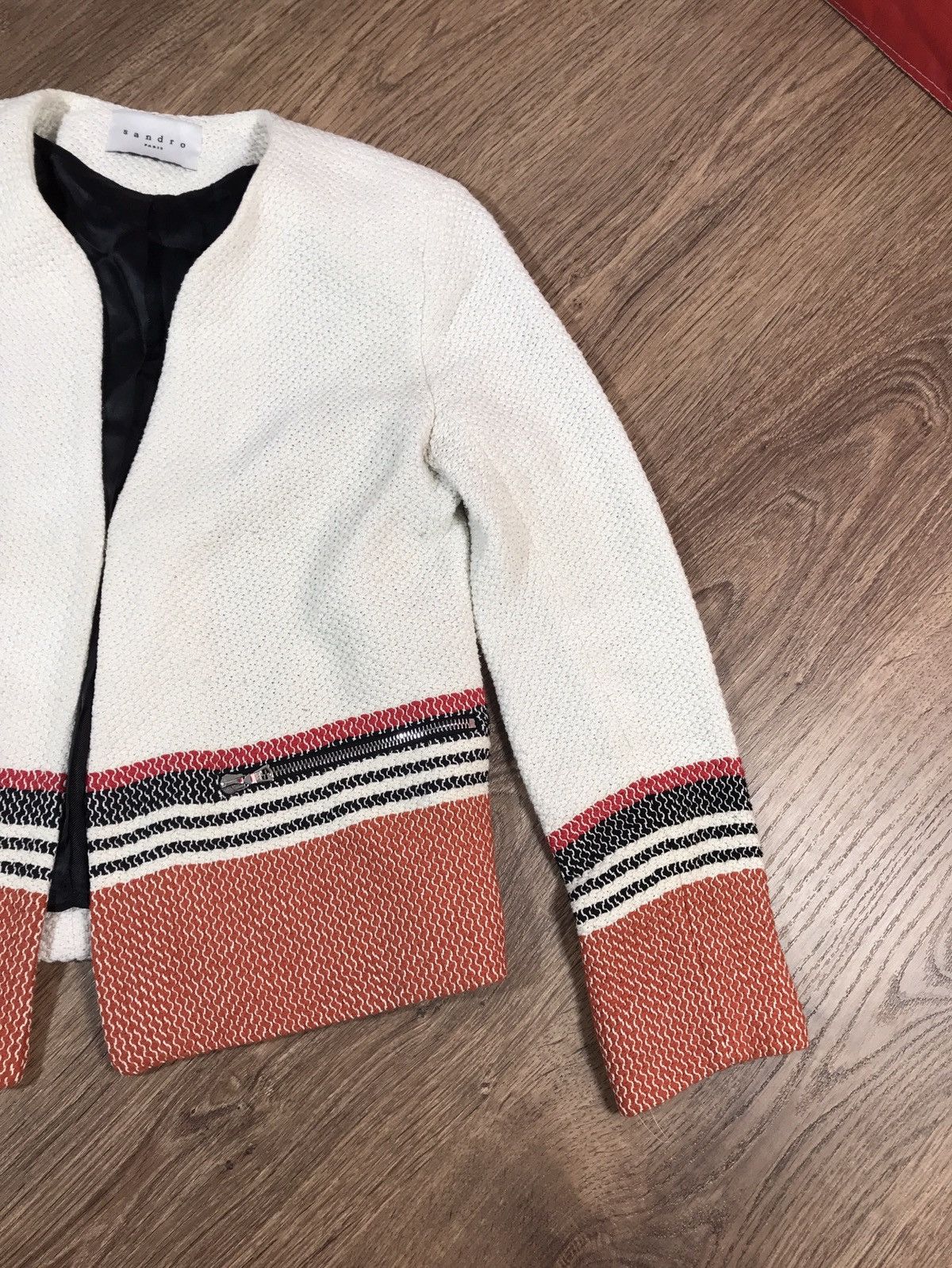 Sandro × Vintage Sandro Paris Jacket Size S / US 4 / IT 40 - 3 Thumbnail