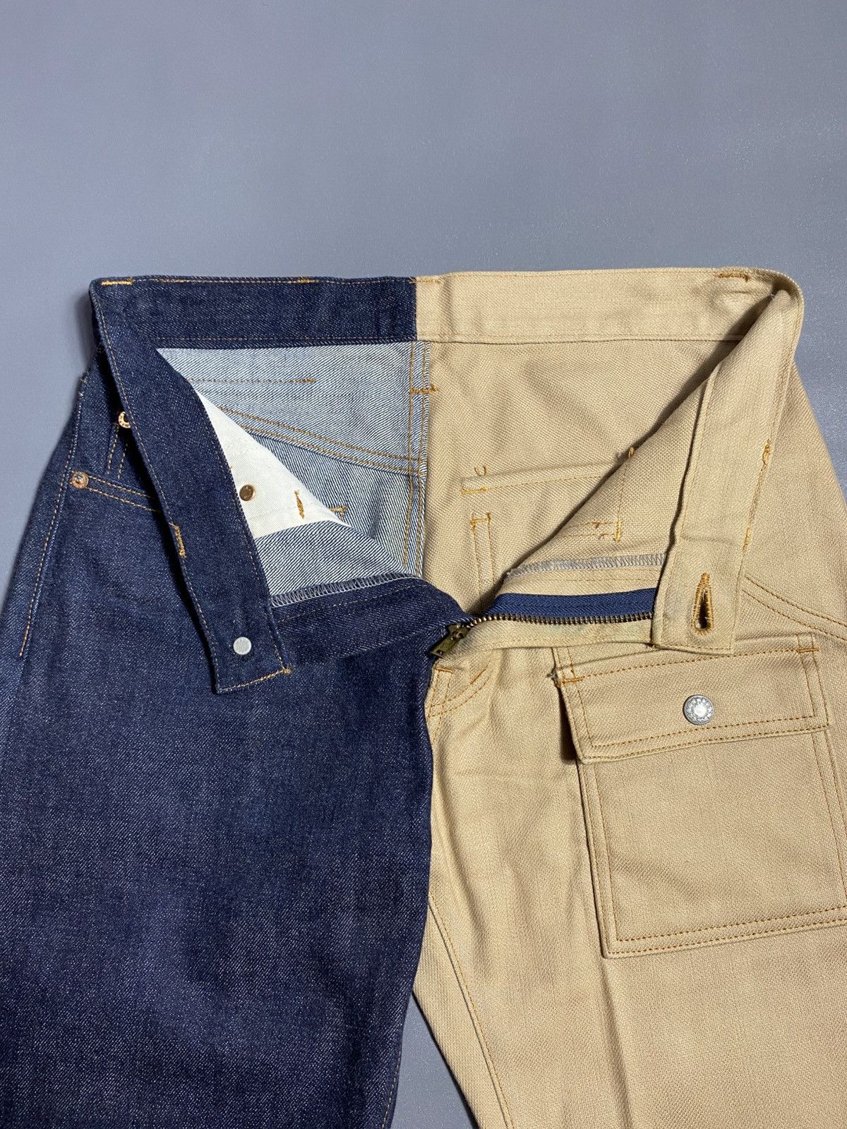 KOJIMA GENES KOJIMA GENES Japan Nice Design Indigo Jeans Size US 30 / EU 46 - 3 Thumbnail